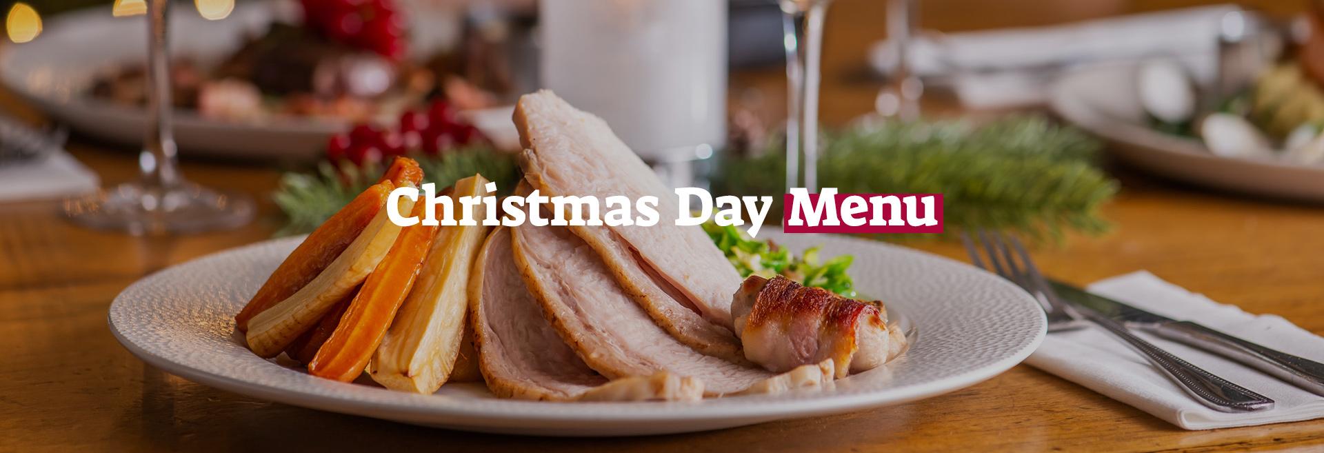 Christmas Day Menu at The Lyttelton Arms